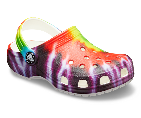 Tie dye store crocs for kids